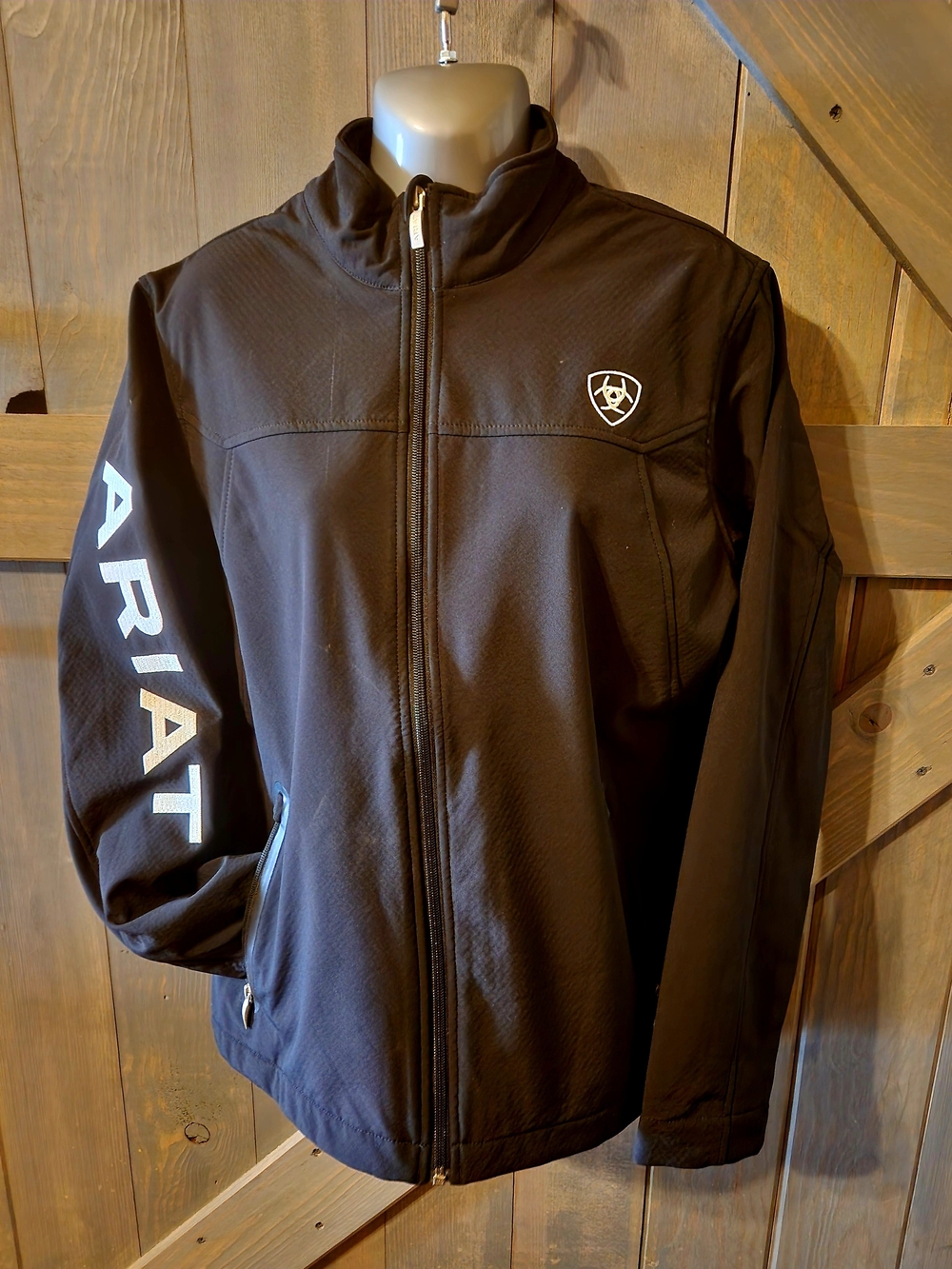 Ariat Women's Black Softshell Full-Zip Jacket